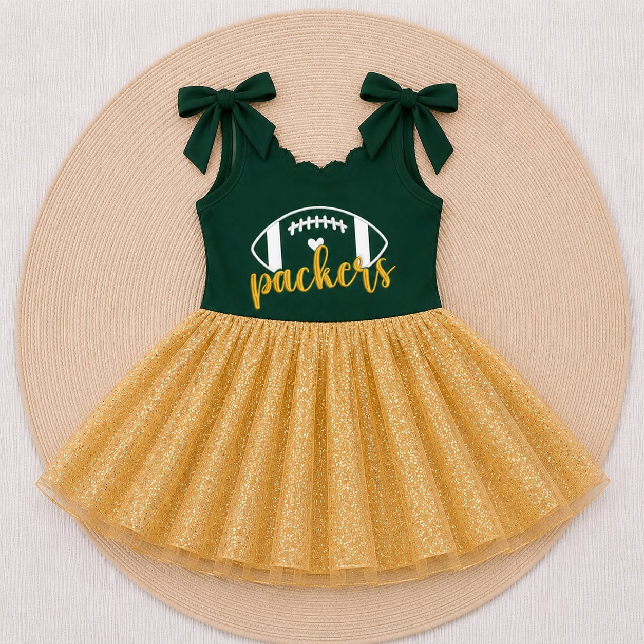 Game Day Glam Twirl Dress - Packers