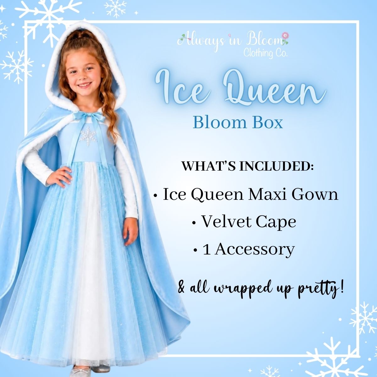 Princess Maxi Gown - Ice Queen