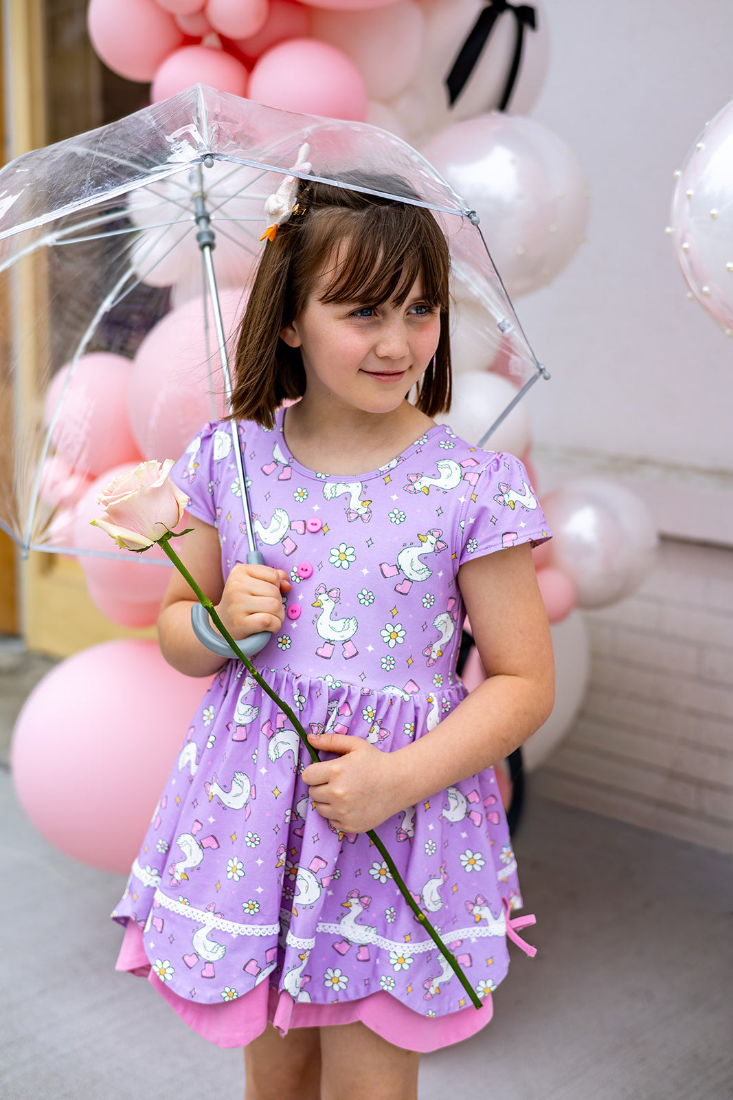 Ellie Scalloped Tunic Set -Silly Goose