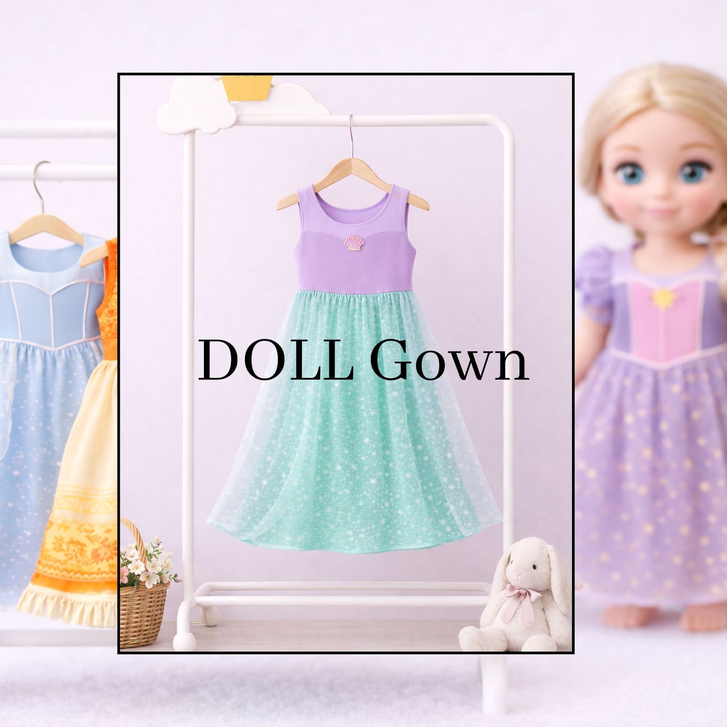 DOLL Bamboo Princess Gown - Sea Princess