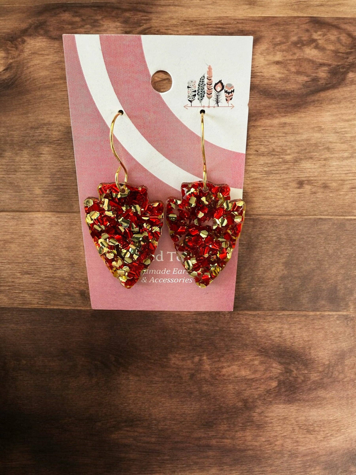 Arrowhead Earrings | KC Chiefs | Spirit Wear | KC Football