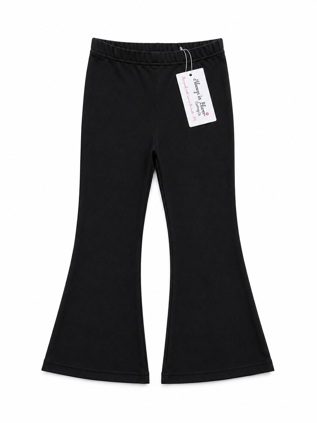 Girls Solid Flare Leggings