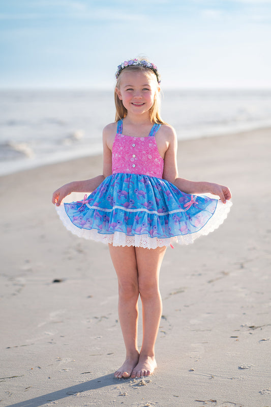 Evelyn Tunic Set - Seaside Turtles