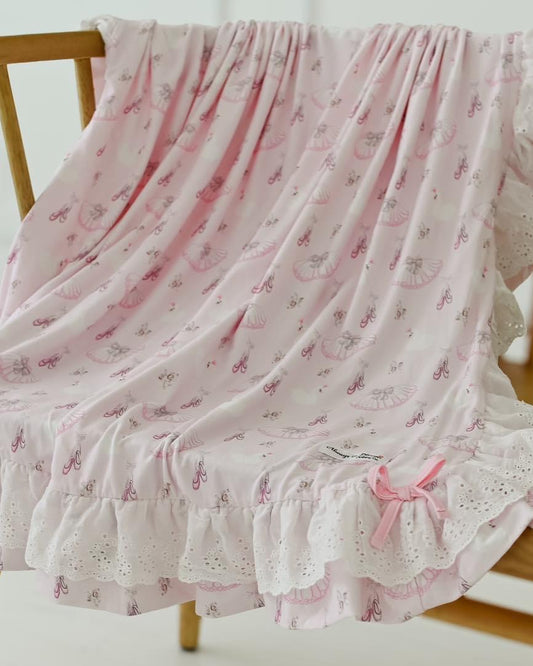 Dreamy Ballerina Ruffle Blanket