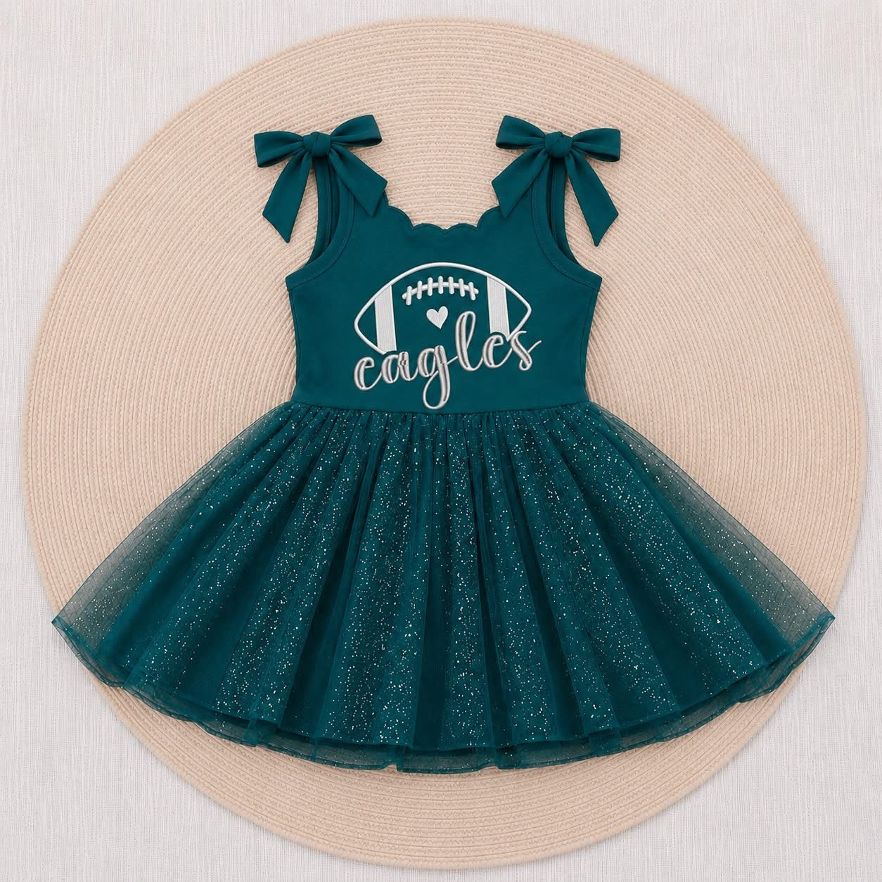 Game Day Glam Twirl Dress - Eagles