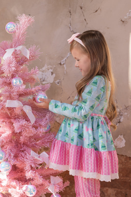 Chloe Tunic Set - Frosted Winterland