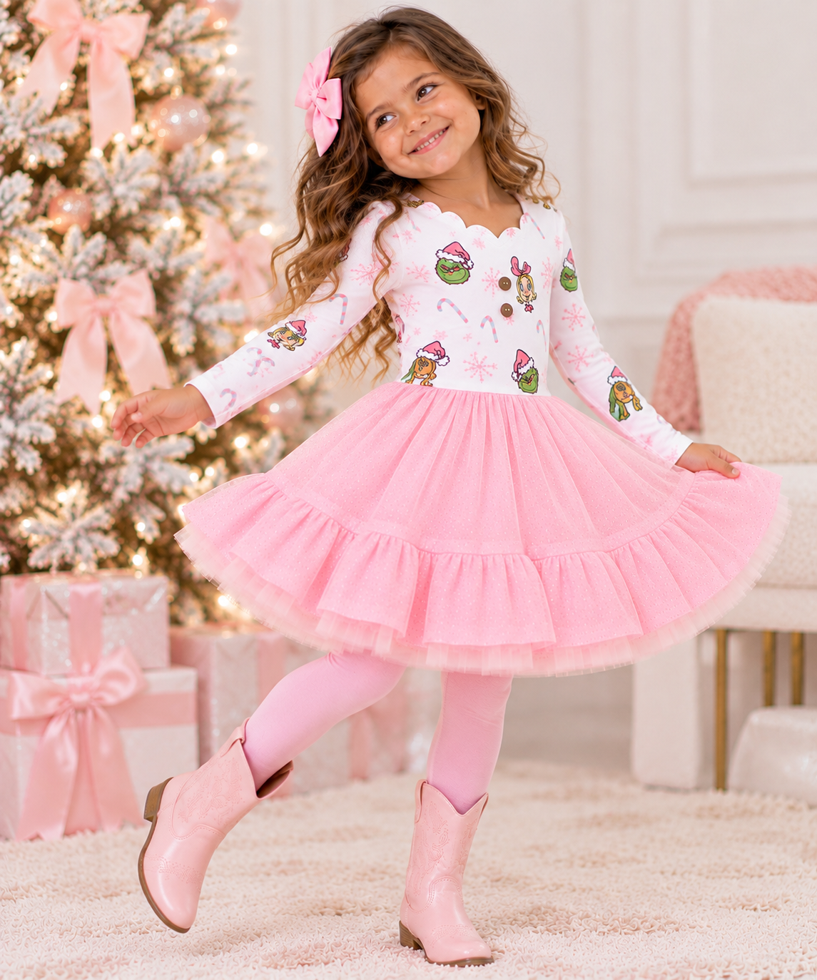 Glam Twirl Dress Set - Merry Mischief