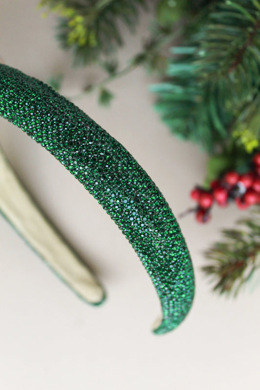 Green Sparkle Headband