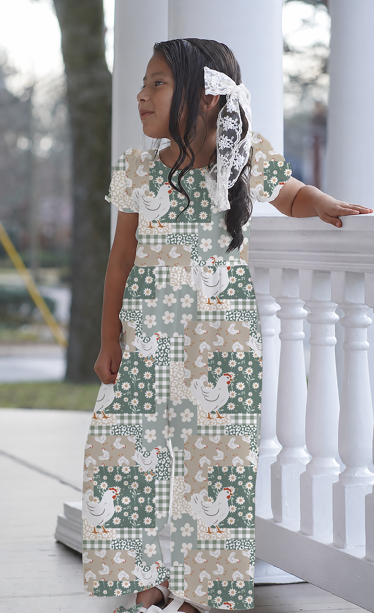 Caroline Leggy Romper - Hen House Blooms