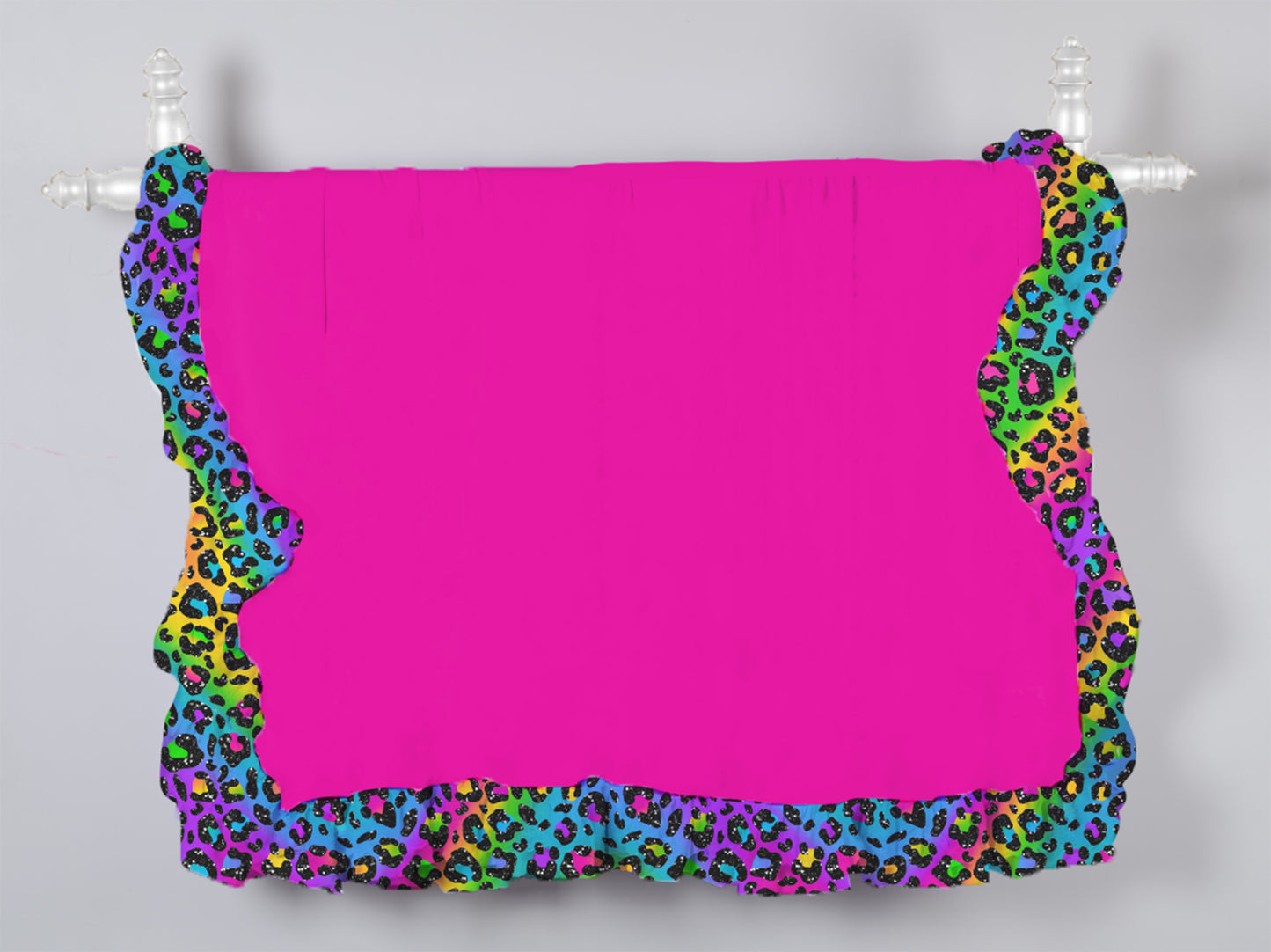 Dreamy Ruffle Blanket - Color Me Wild