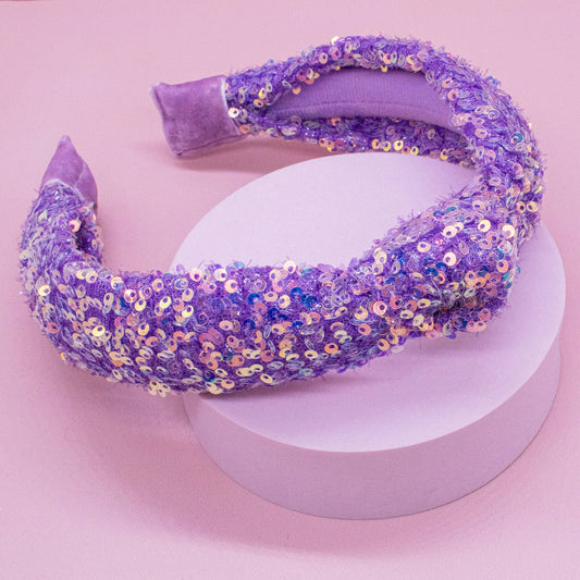 Kids Knot Headband - Sequin Knotted Hair Band Accessories