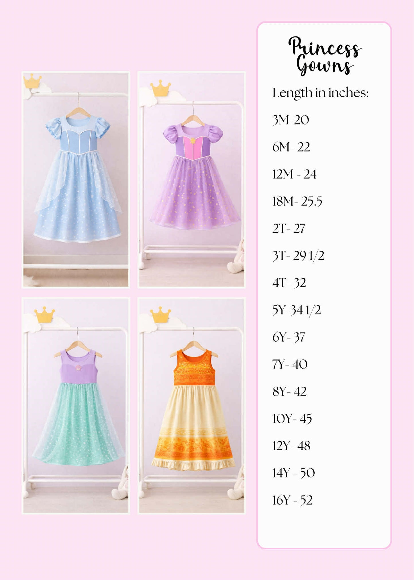 Bamboo Princess Lounge Gown - Glass Slipper