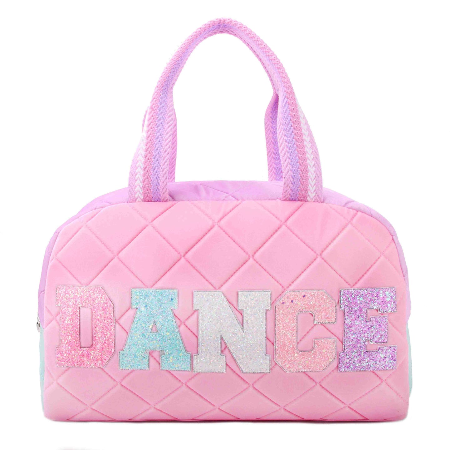 'Dance' Velvet Color Block Medium Duffle Bag