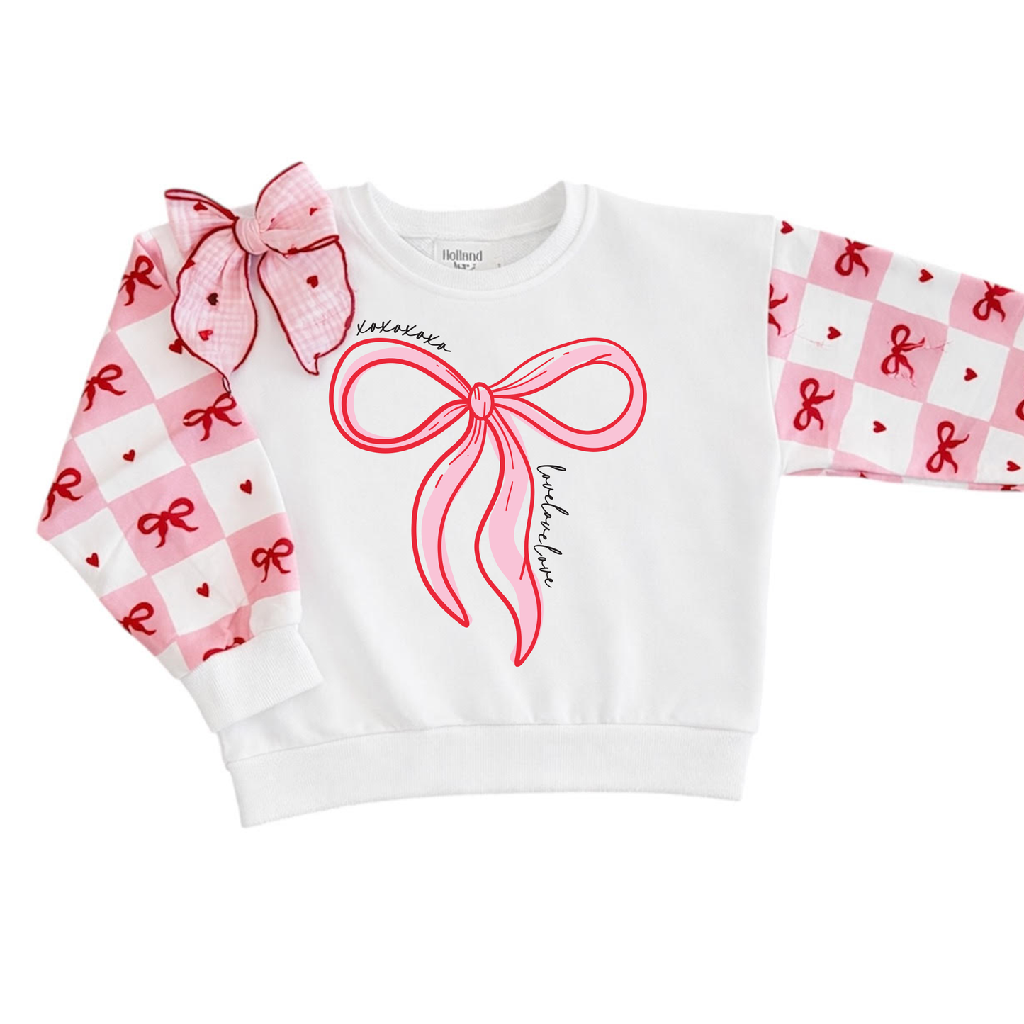 XOXO | Girls Valentines Day Sweatshirt