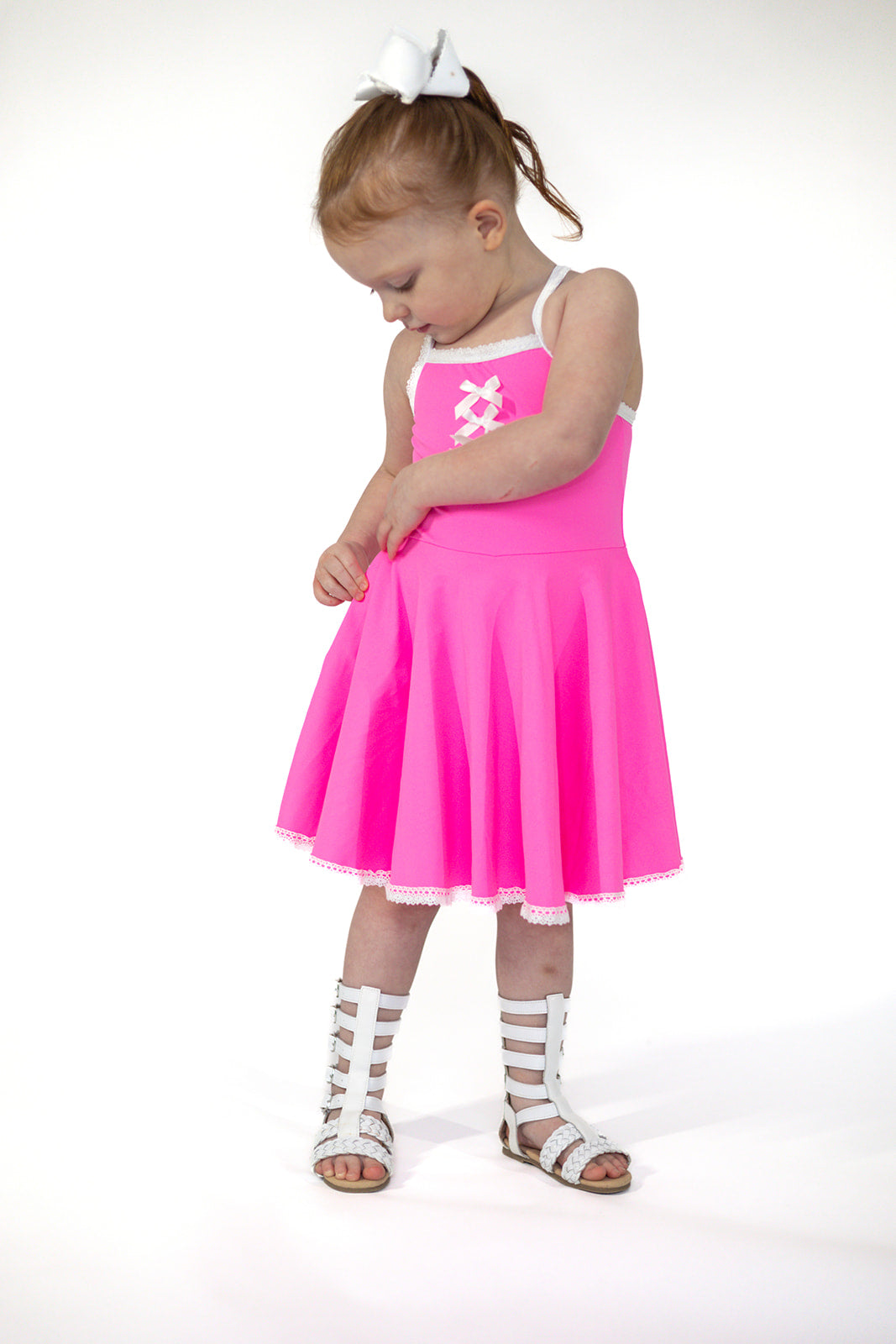 Molly Athleisure Dress - Barbie Pink