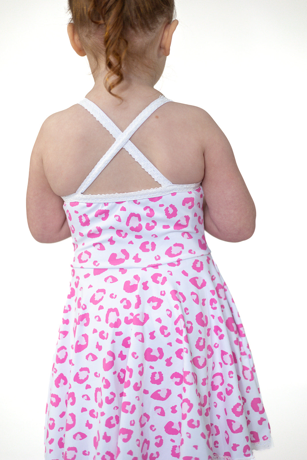 Molly Athleisure Dress -Pink Leopard