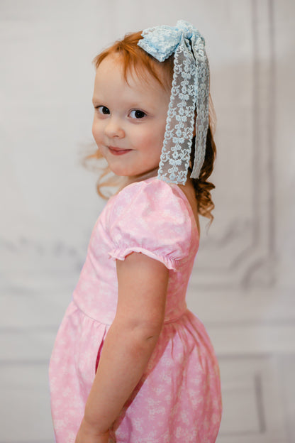 Caroline Leggy Romper - Ditzy Spring Floral