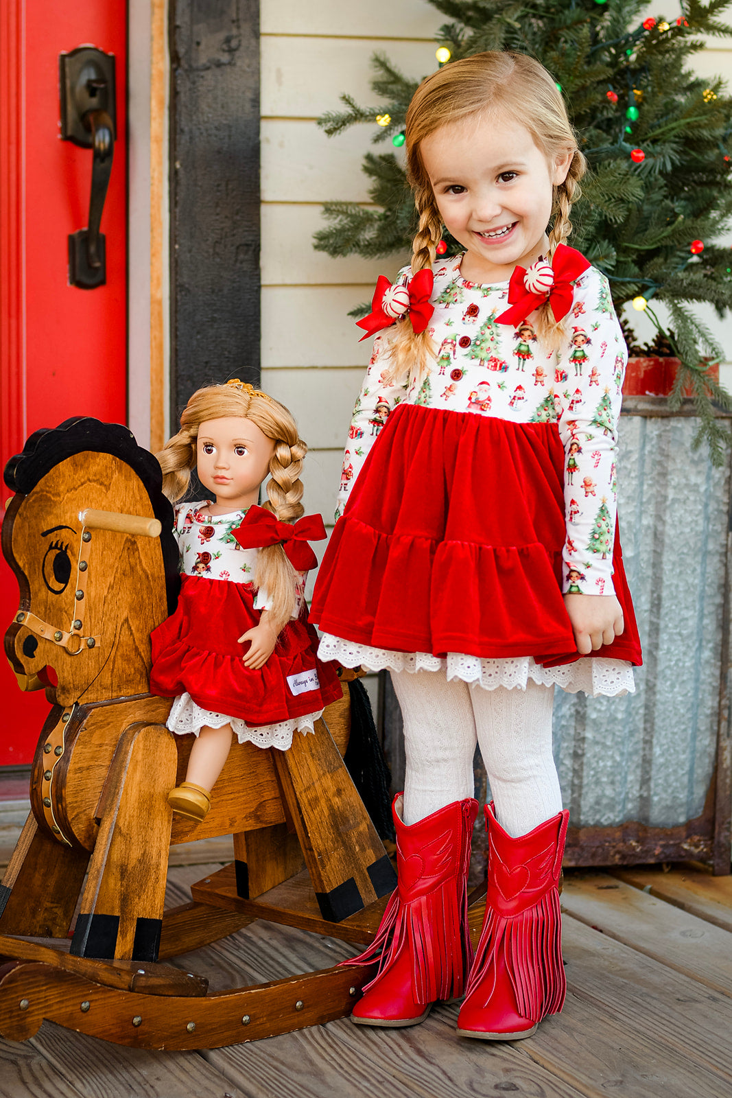 Jaylyn Twirl Dress Set - Santa's Workshop