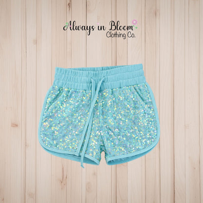 Luxe Velvet Sequin Shorties - pre-order