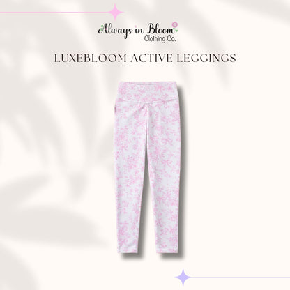LuxeBloom Legging - Pretty in Pink
