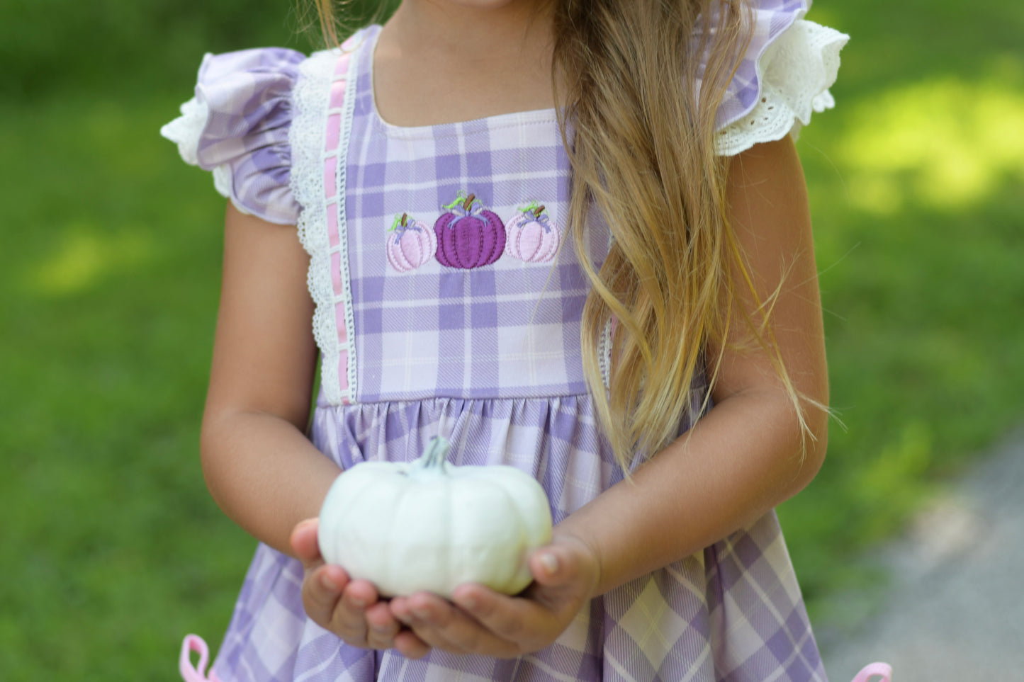 Grace Tunic Set - Pretty Plaid Pumpkins - Presale