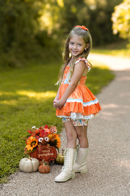 Evelyn Tunic Set - Vintage Fall Floral