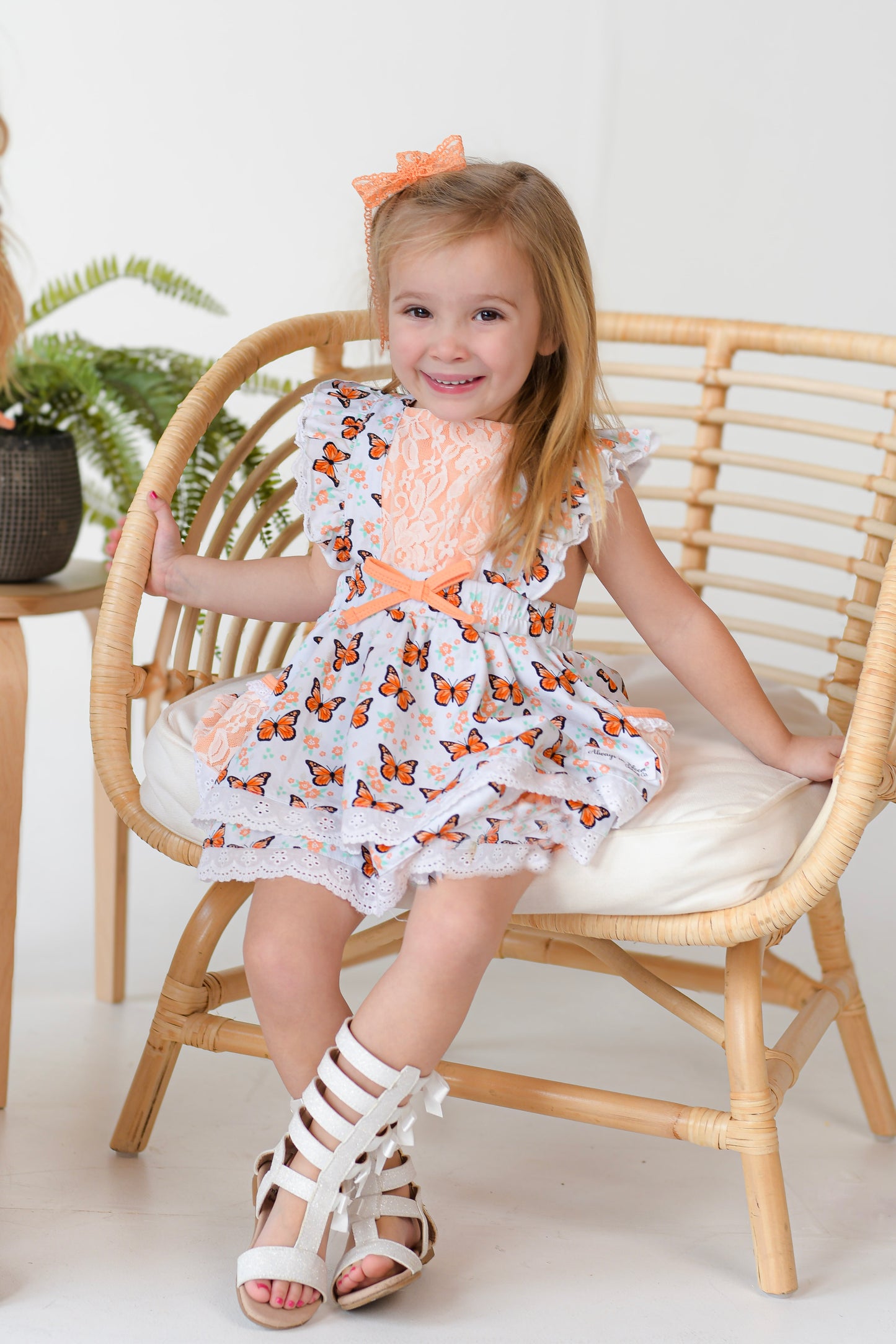 Butterflies In Bloom -  Skirted Jumper Set