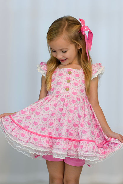 Riley 3 Piece Tunic Set - Rosie Hearts and Ribbons