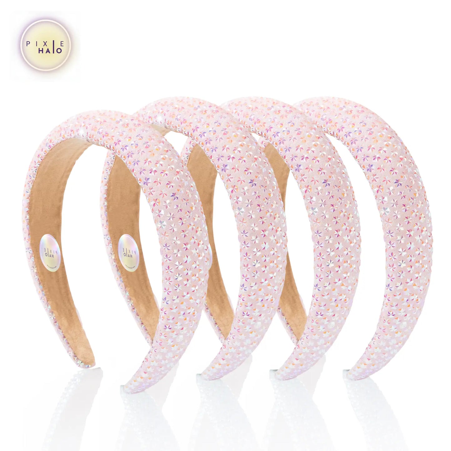 Starburst Crystal Headband - Pink