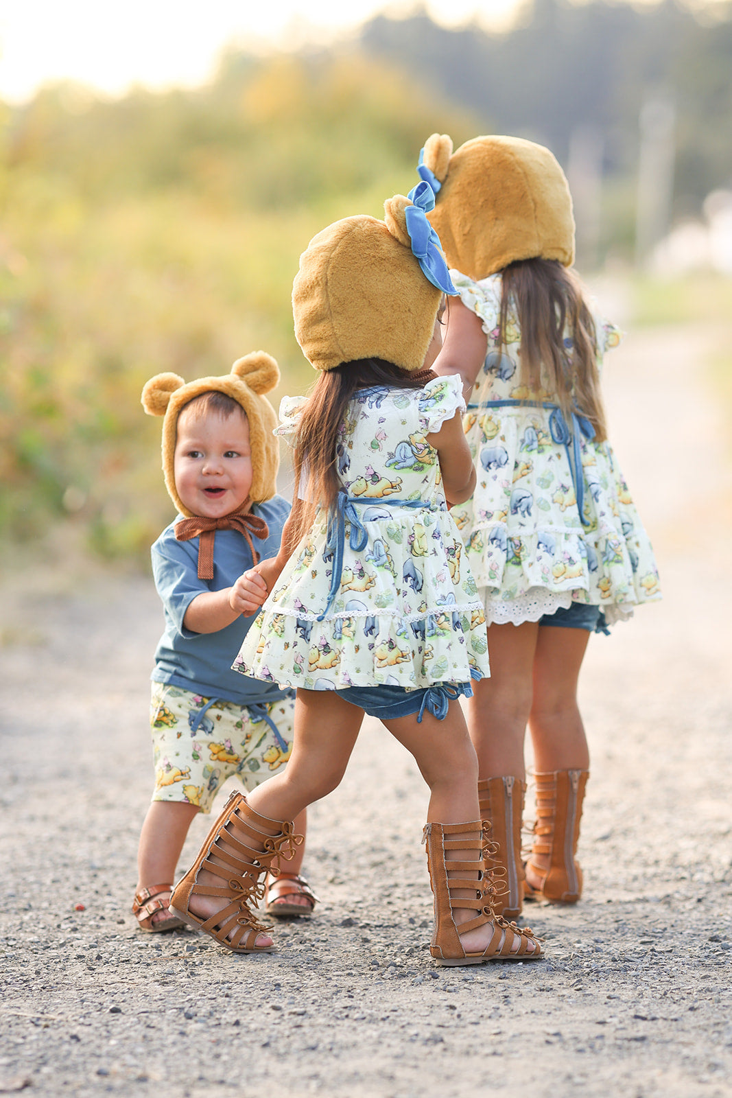 Ari 3 Piece Tunic Set - Hunny Bear