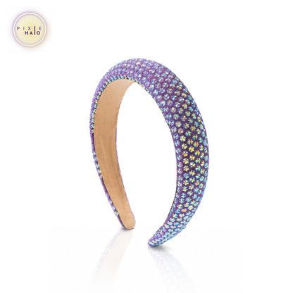Starburst Crystal Headband - Purple