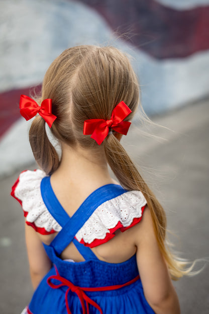 Evelyn Skirted Romper -  Little Miss Liberty