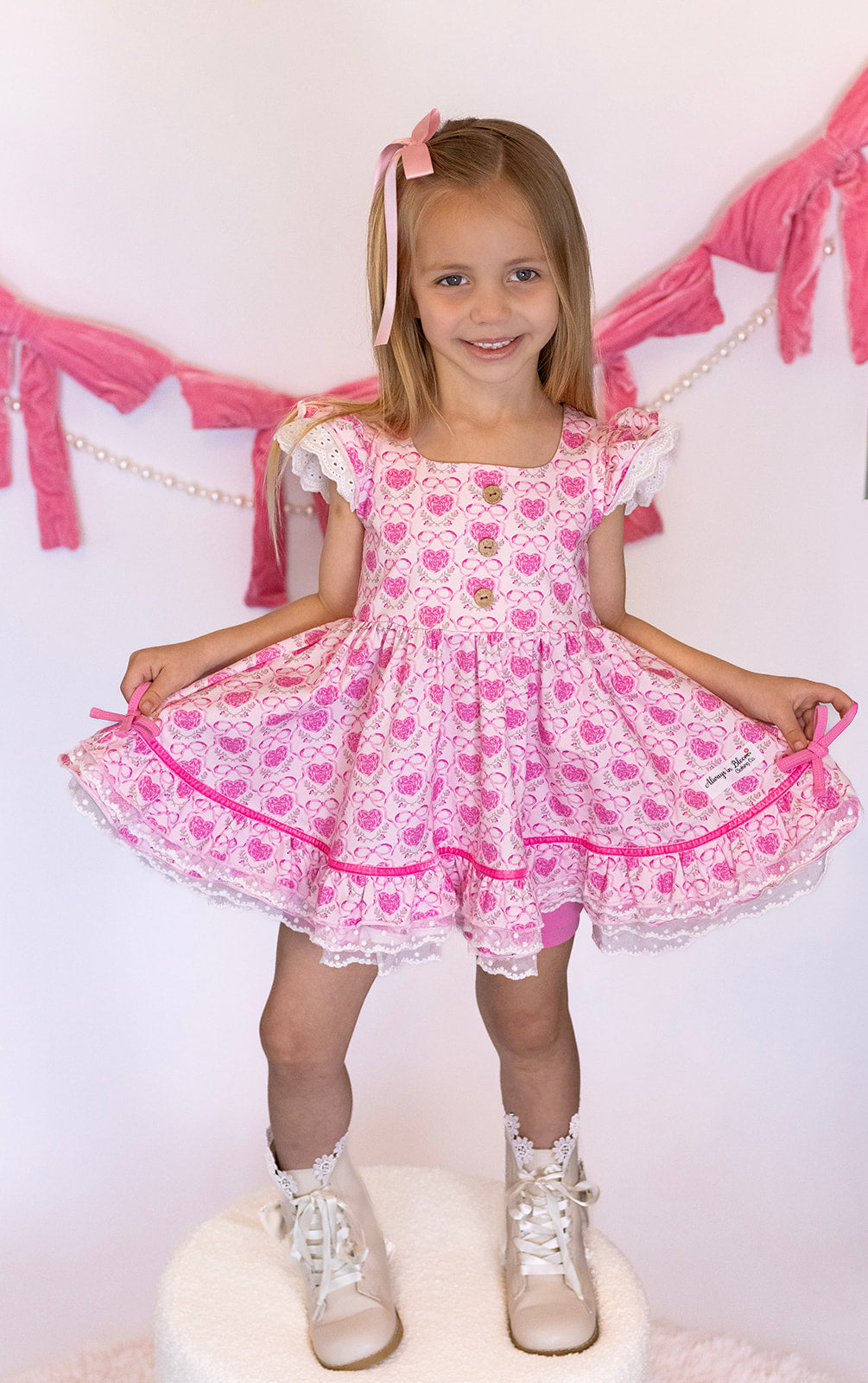 Riley 3 Piece Tunic Set - Rosie Hearts and Ribbons