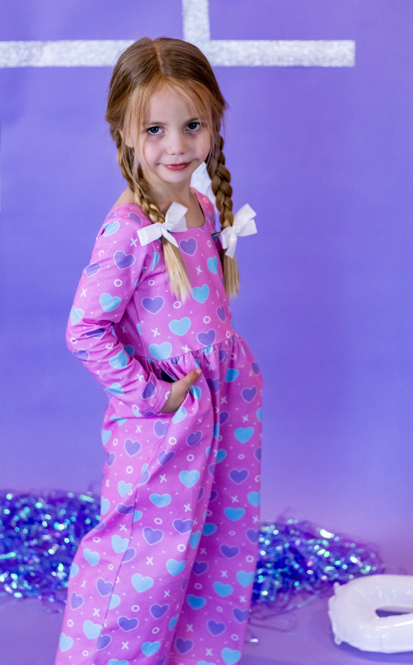 Caroline Leggy Romper - Love Letters