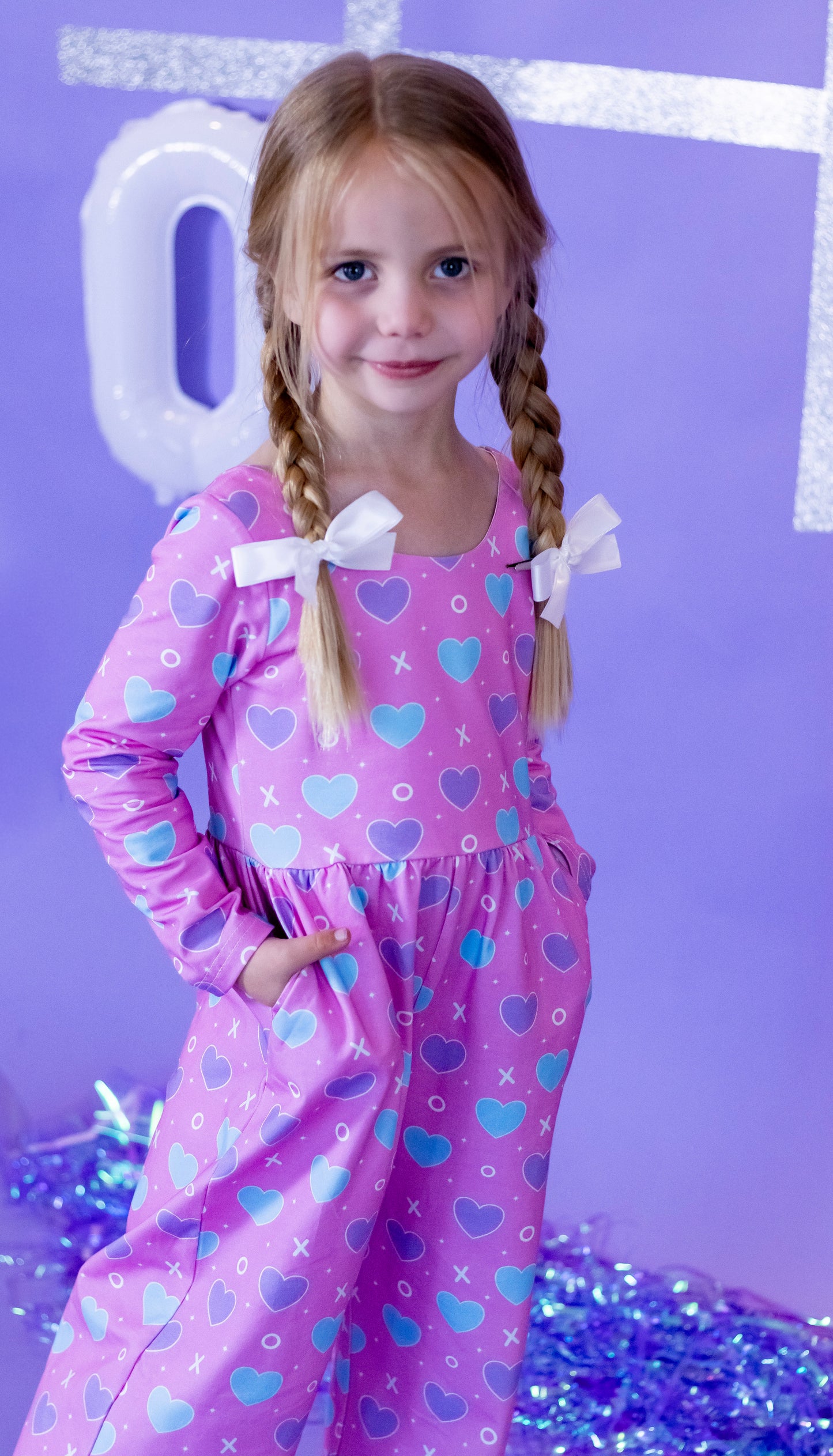 Caroline Leggy Romper - Love Letters