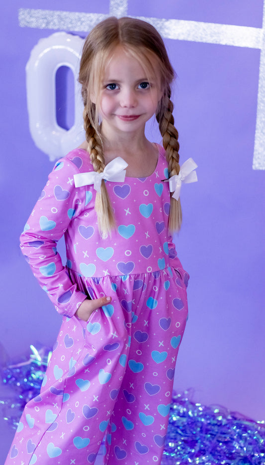 Caroline Leggy Romper - Love Letters