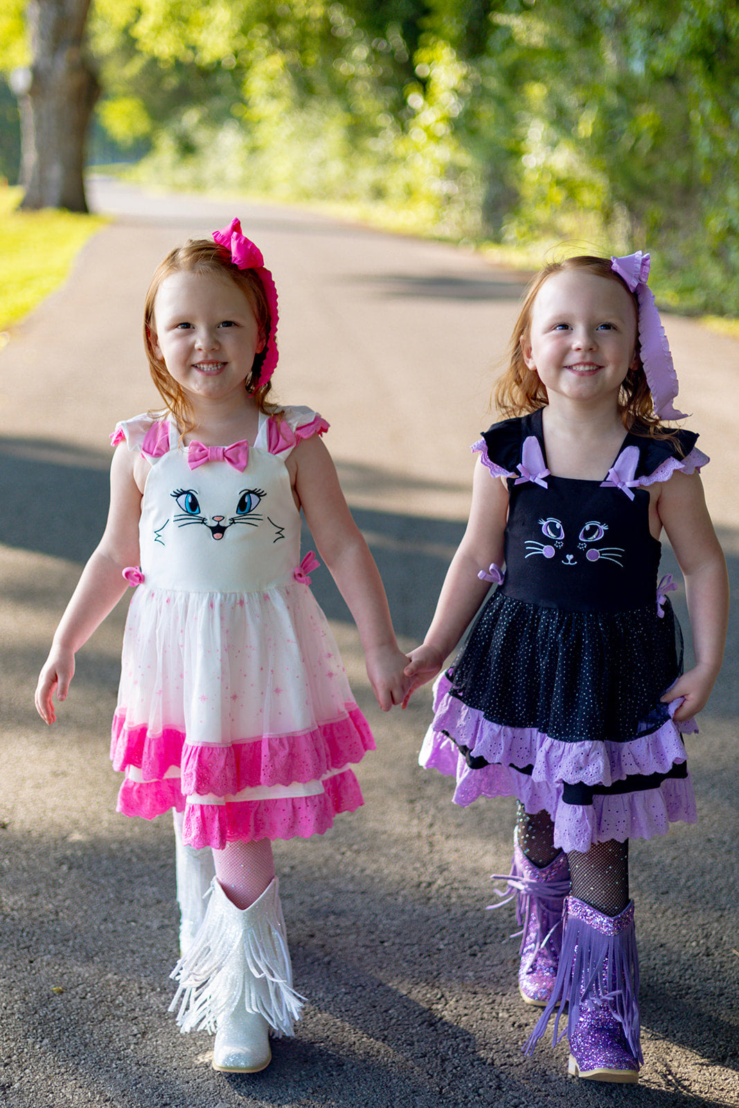Smitten Kitten Lena Dress Set - Midnight Meow