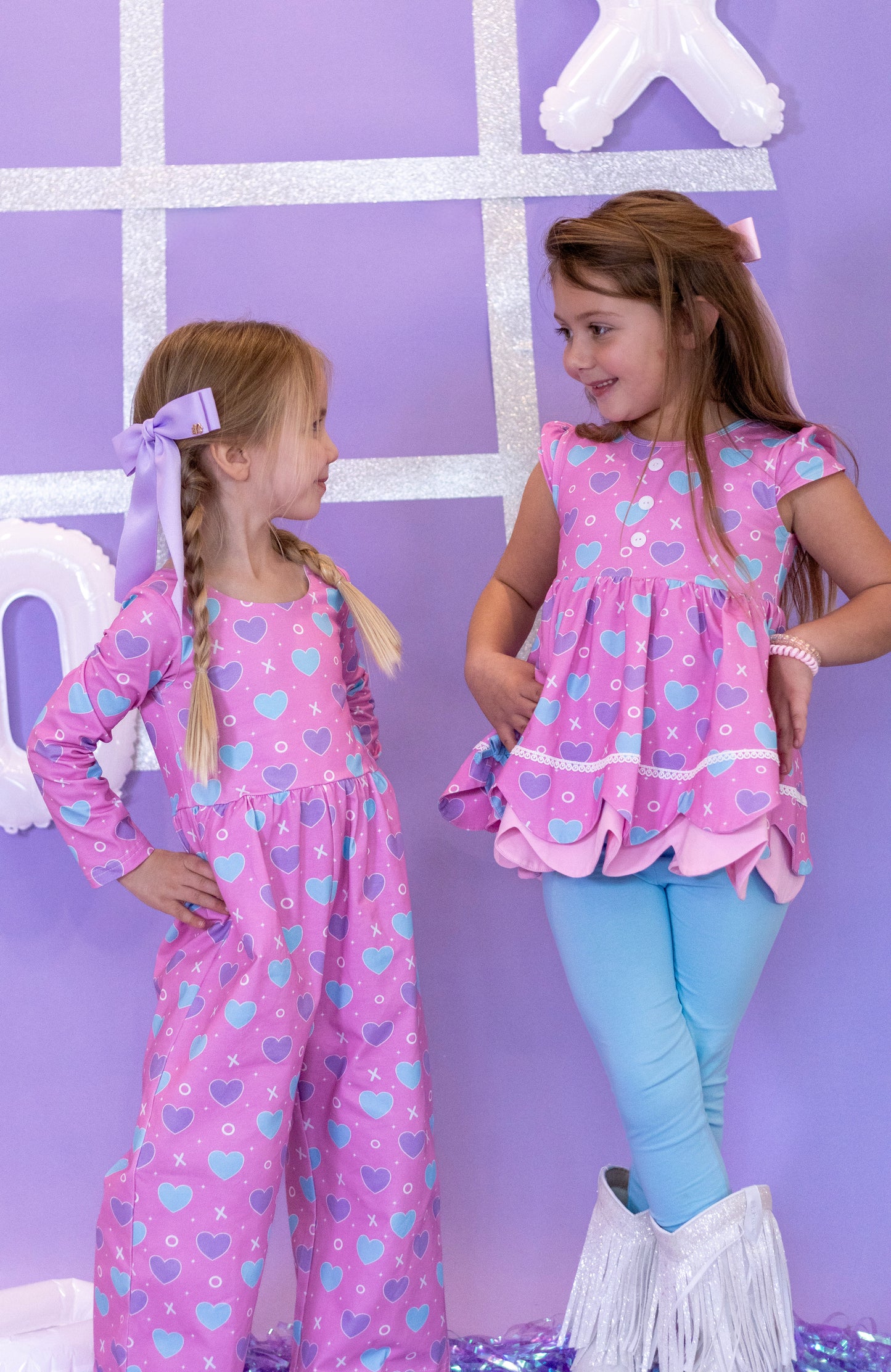 Ellie Scalloped 3 Piece Tunic Set - Love Letters