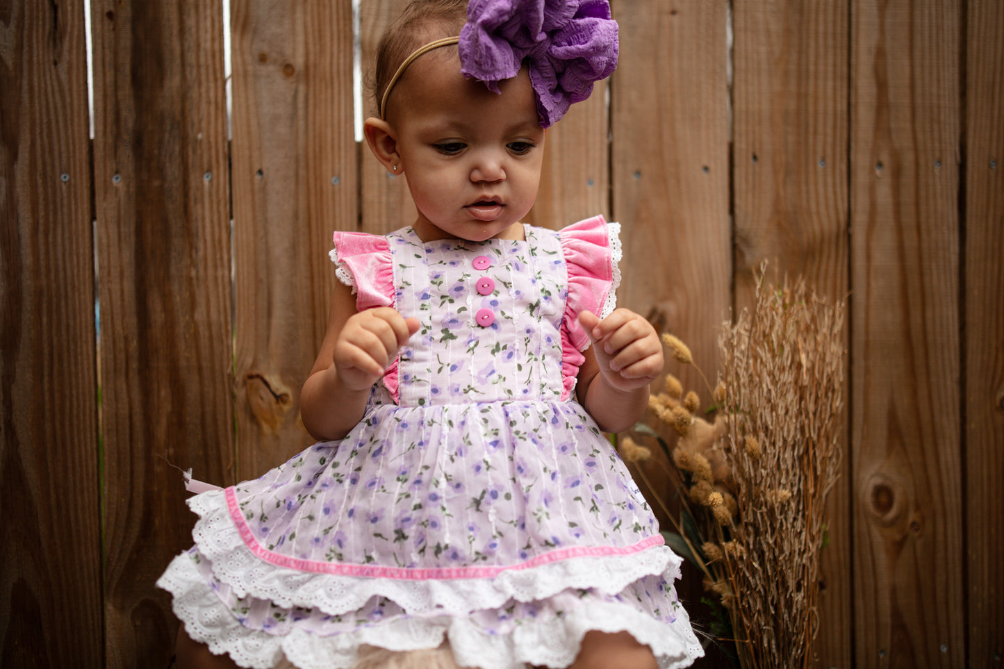 Pretty Petals - Skirted Romper