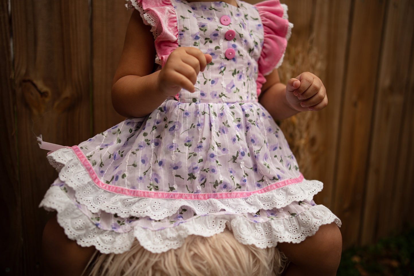 Pretty Petals - Skirted Romper