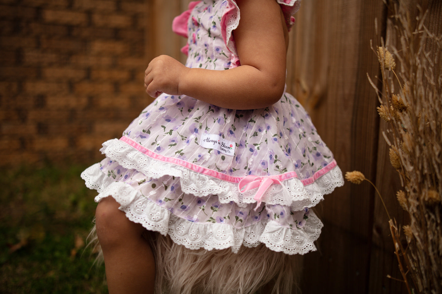 Pretty Petals - Skirted Romper