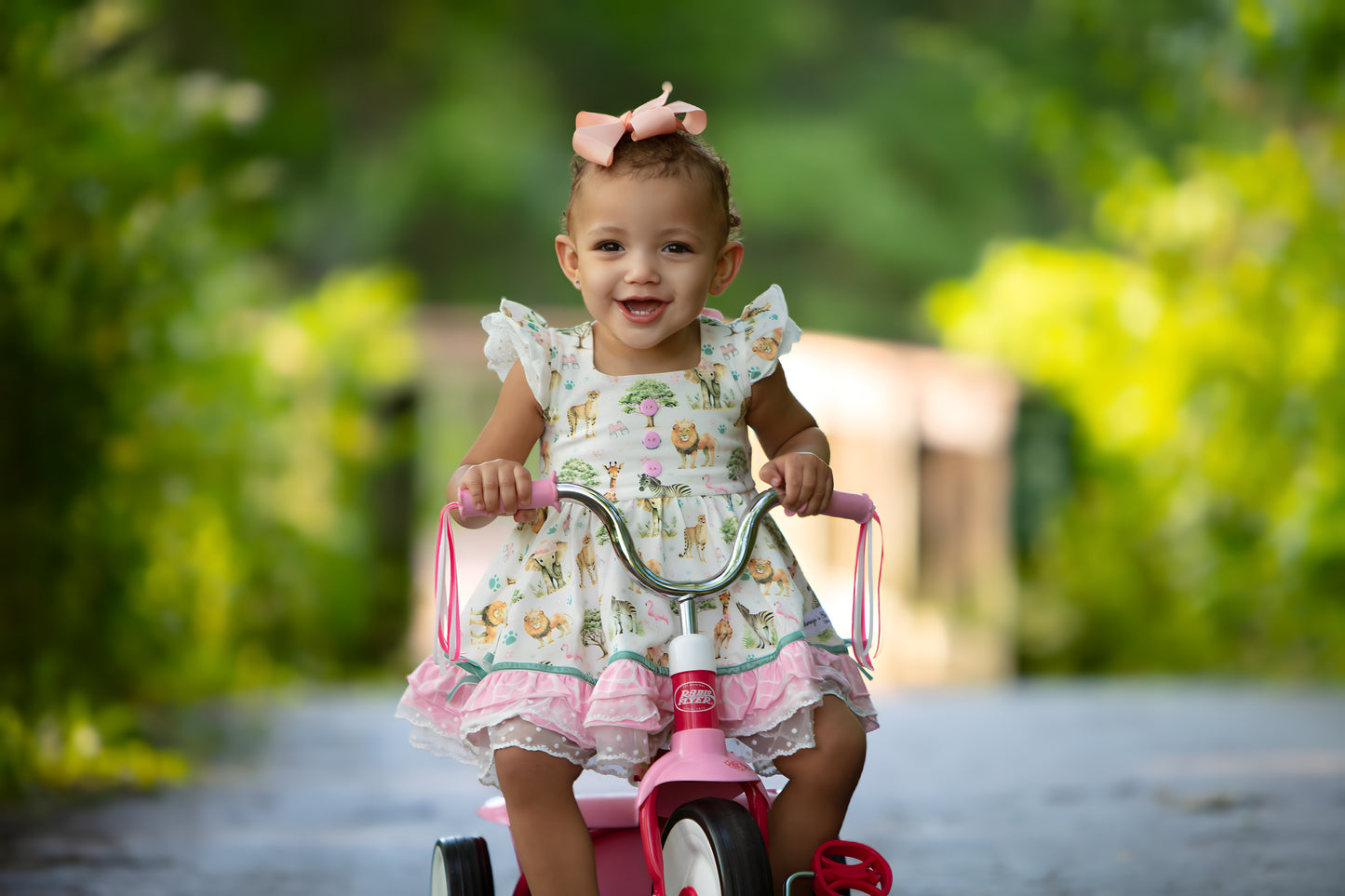 Riley Tunic Set - Pink Safari