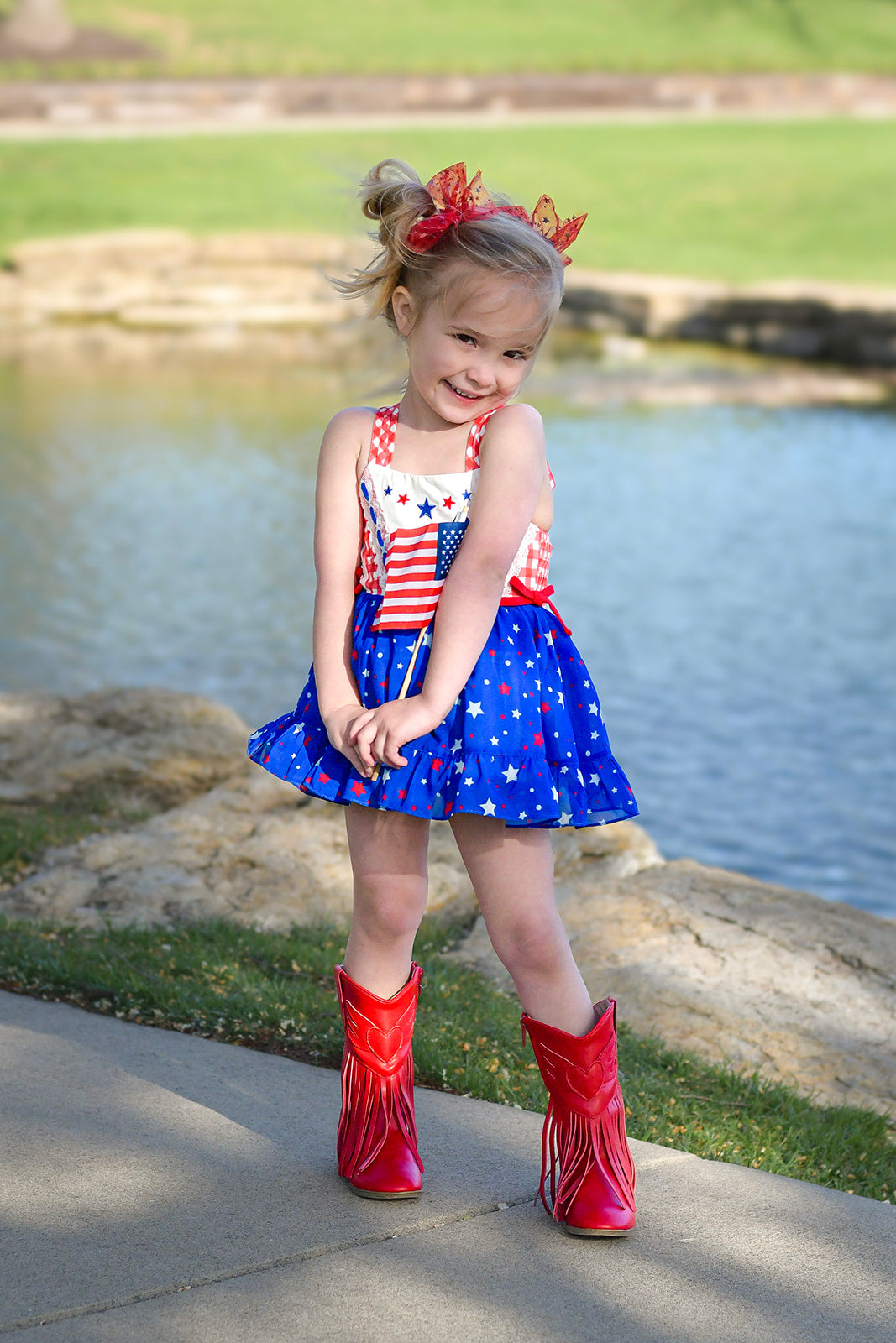 Evelyn Skirted Romper - Oh My Stars