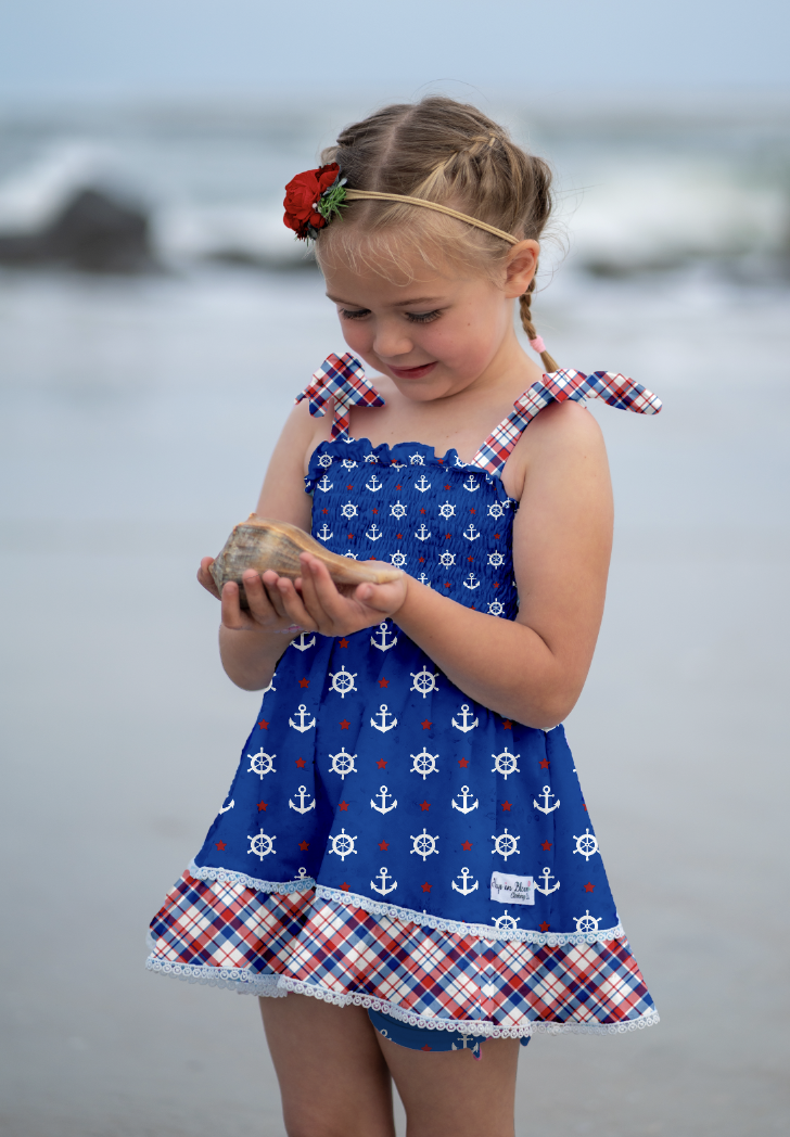 Summer In Bloom Tunic Set - Anchors Away