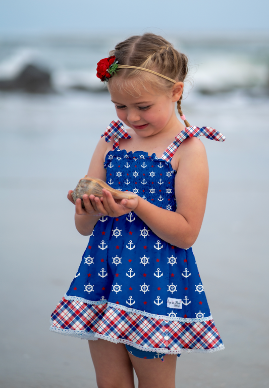 Summer In Bloom Tunic Set - Anchors Away