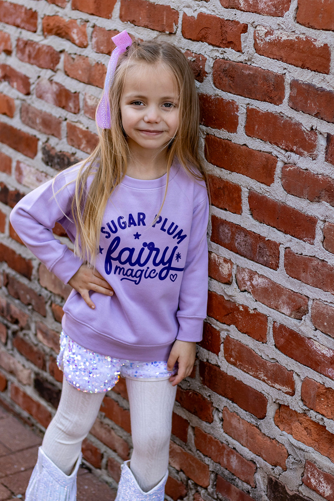 Sugar Plum Fairy | Girls Christmas Sweatshirt
