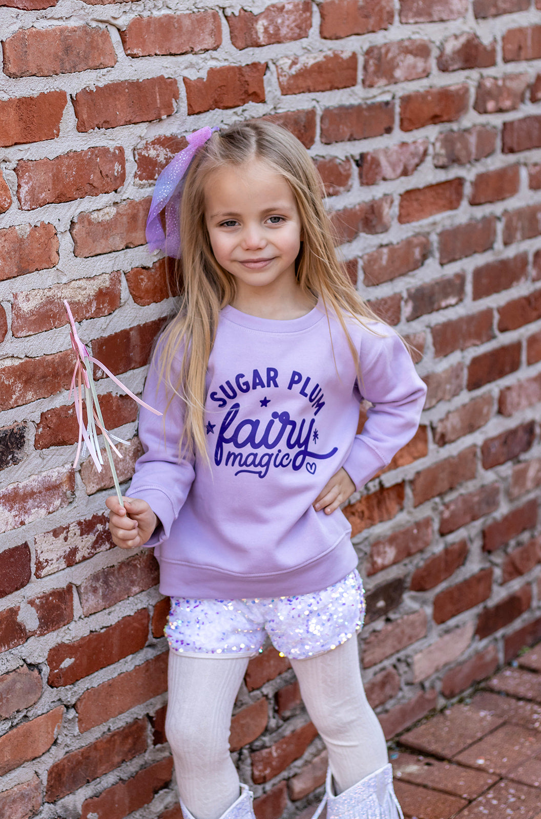 Sugar Plum Fairy | Girls Christmas Sweatshirt