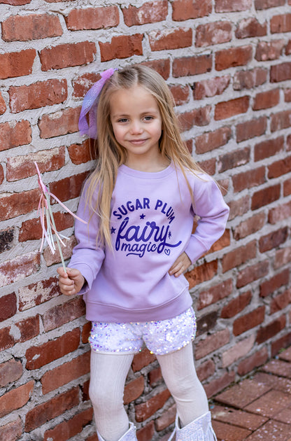 Sugar Plum Fairy | Girls Christmas Sweatshirt