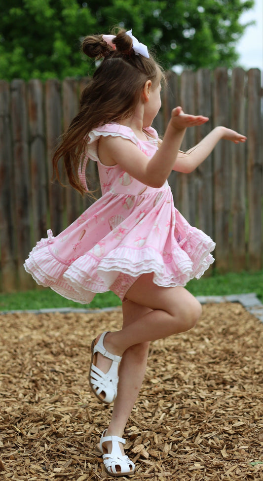Riley Tunic Set - Batter Up Pink