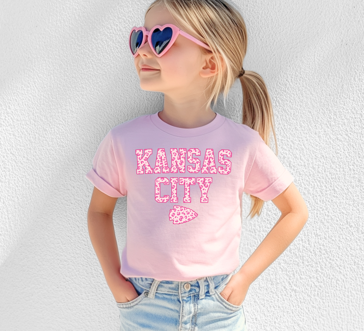 Youth Kansas City Leopard Tee